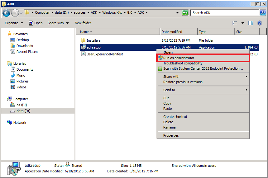 adk free download for windows 7