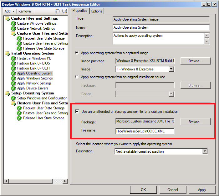 Using An Answer File For An Unattended Installation Examples