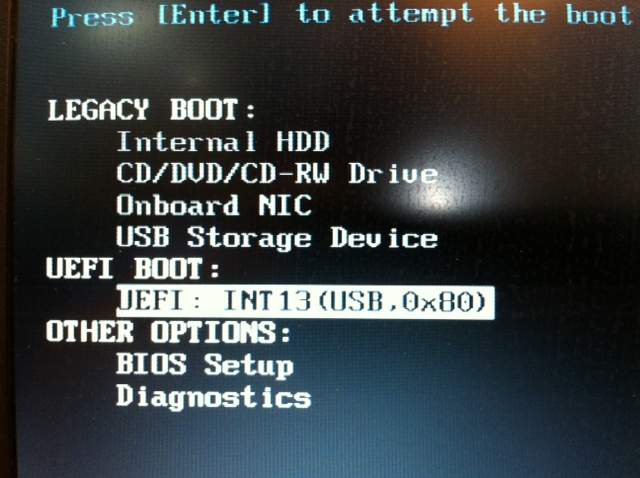 how to make a usb drive bootable with f12 menu