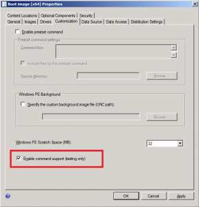 enable command support | just another windows noob