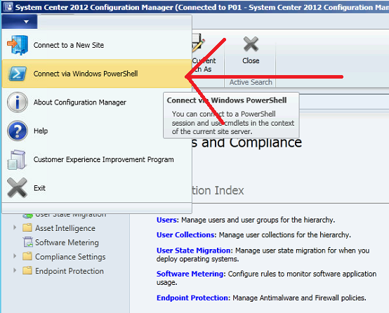 Connect via Windows Powershell