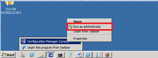 Run As Administrator