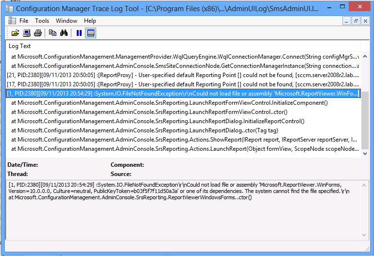 Microsoft ReportViewer Winforms version 10.0.0.0 or one of its dependencies. The system cannot find the file specified