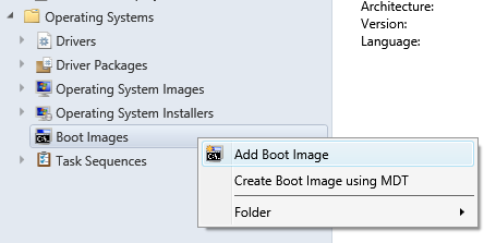 add boot image