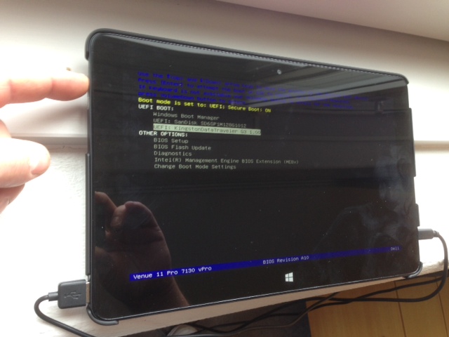 How Can I Get Into The Bios On A Dell Venue Pro 11 Just Another Windows Noob