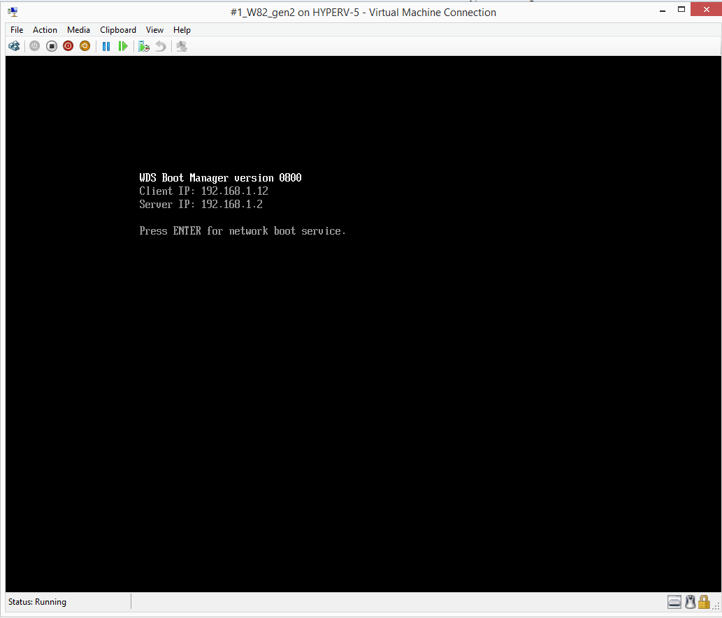 gen2 vm UEFI network boot