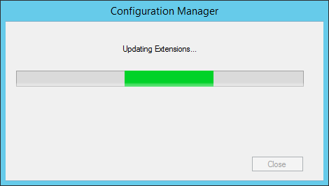 updating extensions