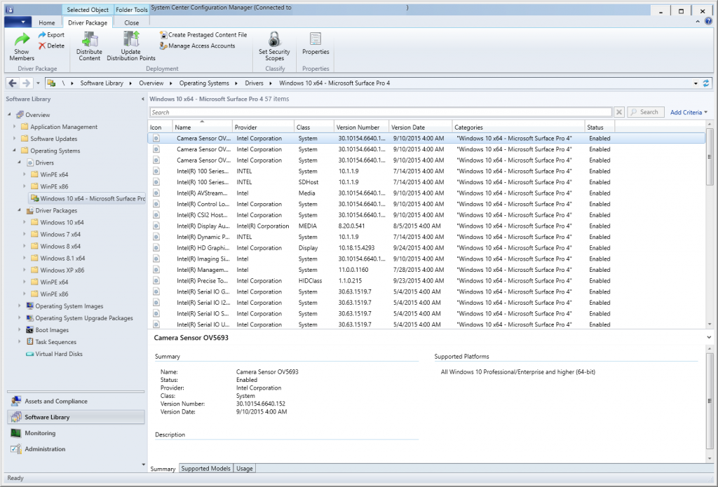 Where can I find the official drivers for the new Surface Pro 4 and