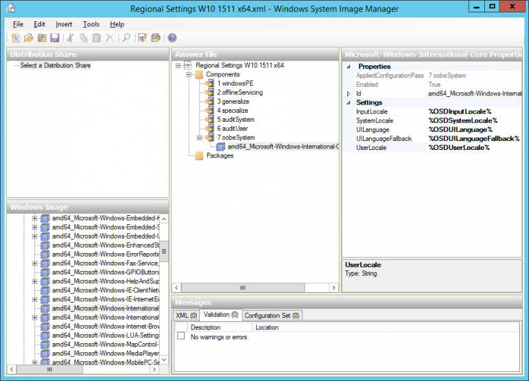 Why does Windows 10 setup prompt to choose a language when deploying
