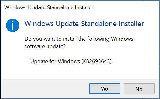 windows software update