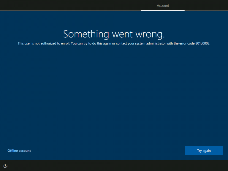 windows 11 something went wrong 0xc00000f0