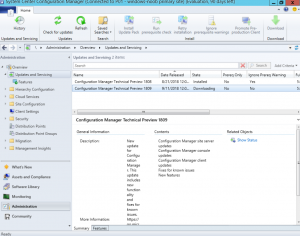 System Center Configuration Manager Technical Preview 1809 is out ...