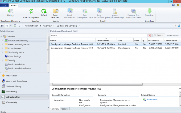 A quick look at System Center Configuration Manager Technical Preview ...