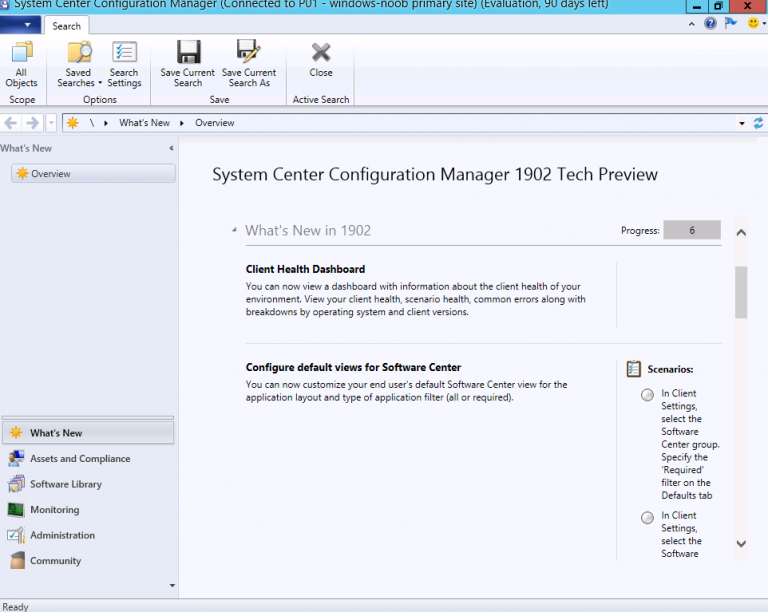 System Center Configuration Manager Update 1902 – KQPH