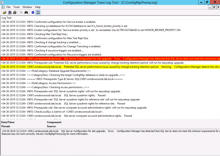 ConfigMgr log files help you when you least expect it, oh and SCCM 1904 ...