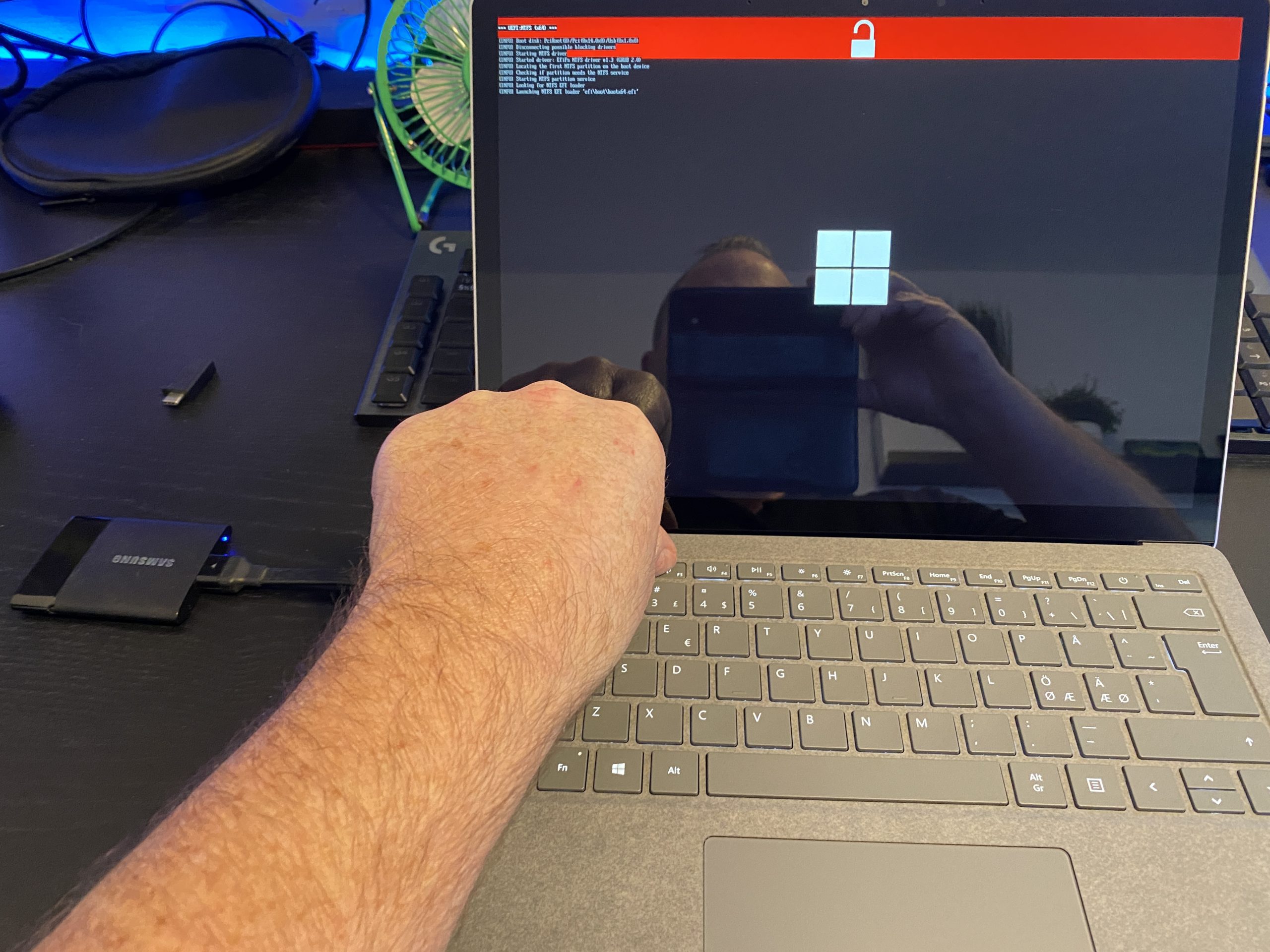 How USB boot a Microsoft Surface Laptop 4 | just another windows ?