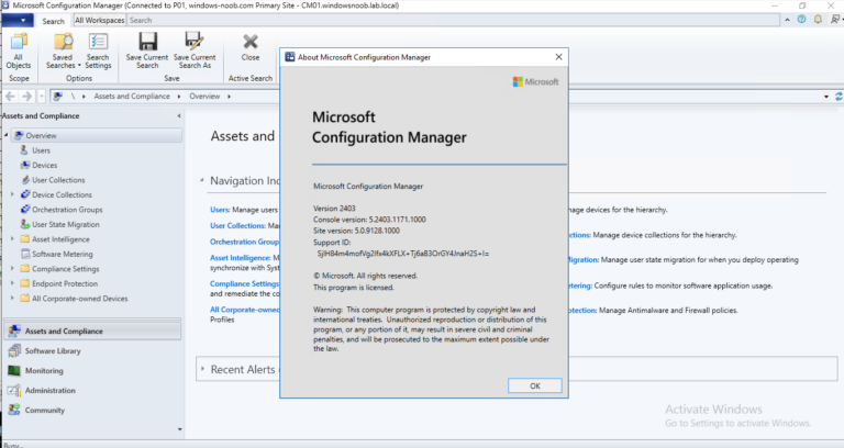 Console fails to load after Configuration Manager 2403 upgrade | just ...