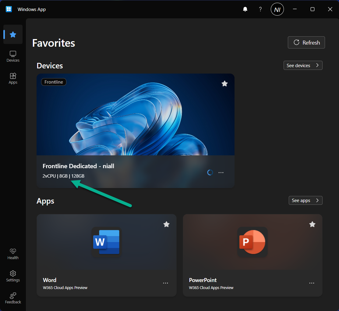 windows-app-showing-frontline-cpc-before