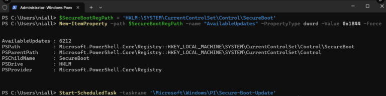 Secure boot certificates and older hardware | just another windows noob